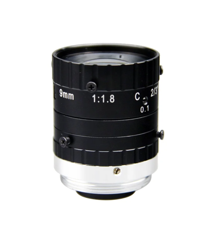 3.0 Mega Pixel C-Mount 9mm 2/3" FA / Machine Vision fixed focal length lenses Industrial camera Lens F1.8 manual Iris CCTV lens
3.0 Mega Pixel C-Mount 9mm 2/3" FA / Machine Vision fixed focal length lenses Industrial camera Lens F1.8 manual Iris CCTV lens