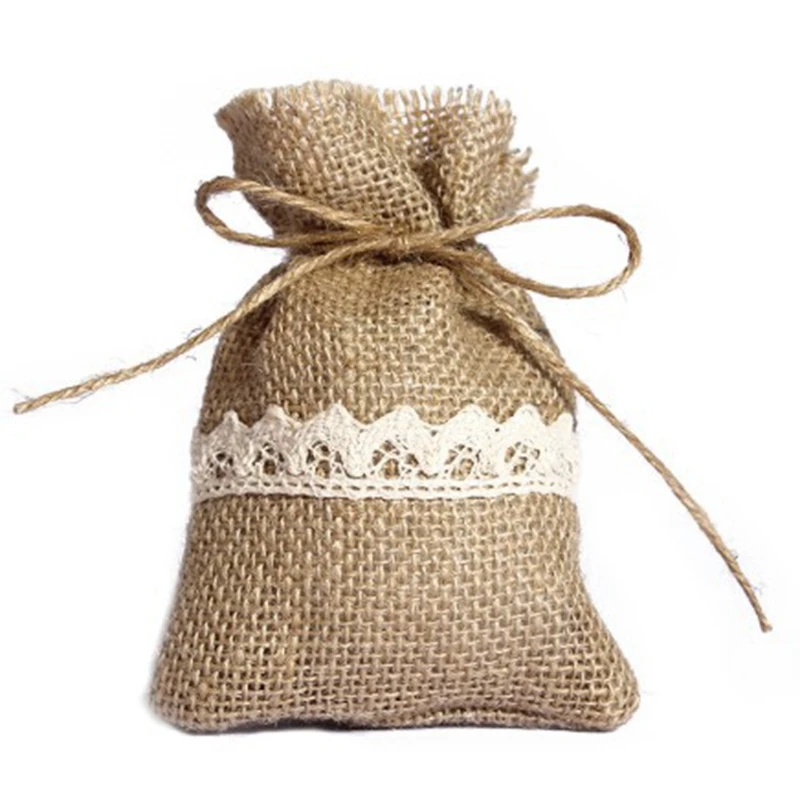 50PCS Burlap Bags Natural Jute Large Burlap Pouch Sack Favor Bag for Showers Weddings Parties and Receptions - 10X14 CM
50PCS Burlap Bags Natural Jute Large Burlap Pouch Sack Favor Bag for Showers Weddings Parties and Receptions - 10X14 CM