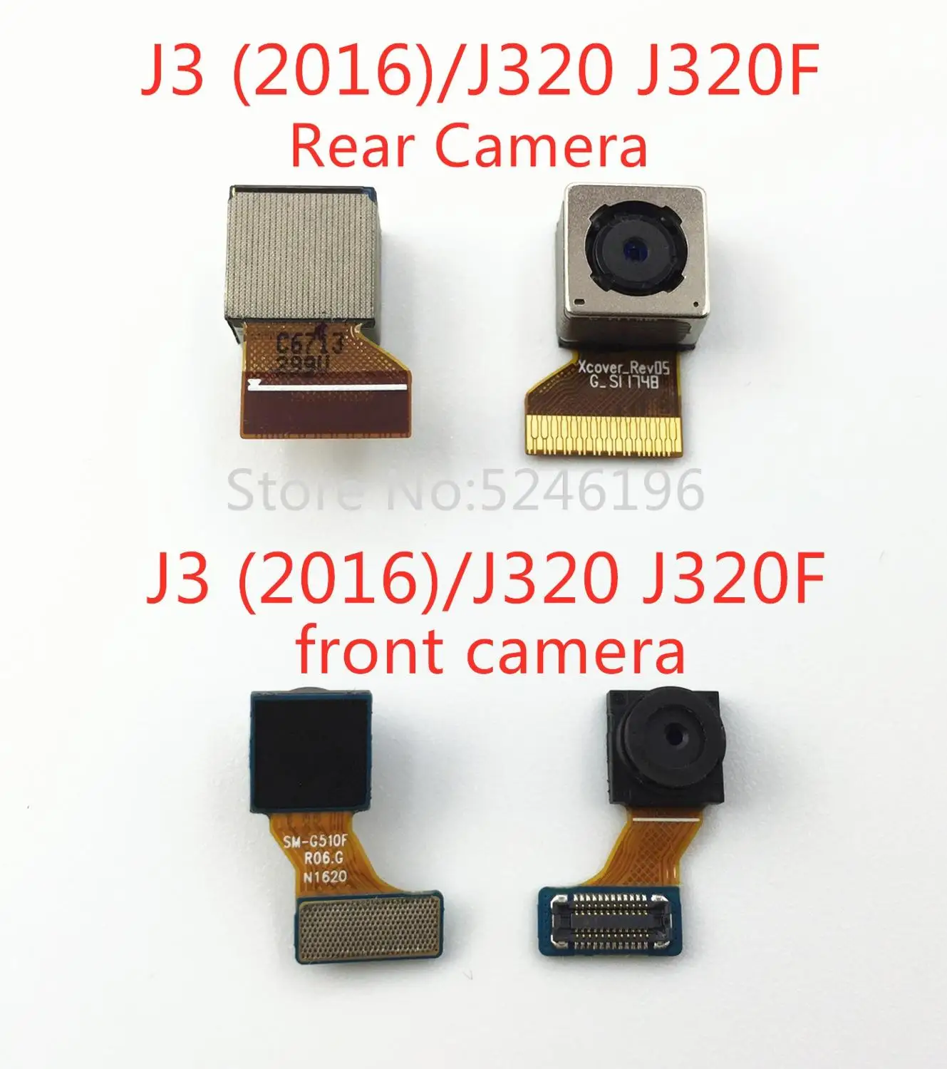 Back big Main Rear Camera front camera Module Flex Cable For Samsung Galaxy J3 (2016) \ J320 J320F Flex Cable Replace Part
Back big Main Rear Camera front camera Module Flex Cable For Samsung Galaxy J3 (2016) \ J320 J320F Flex Cable Replace Part