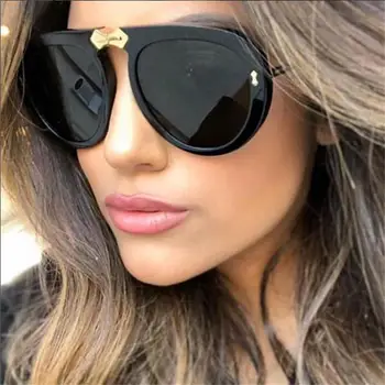 New Luxury Oversized Sunglasses Women Men Retro Brand Designer Big Frame Sun Glasses Trendy Black Shades Clear Glasses UV400
New Luxury Oversized Sunglasses Women Men Retro Brand Designer Big Frame Sun Glasses Trendy Black Shades Clear Glasses UV400