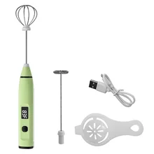 Rechargeable Milk Frother Handheld Electric Blender Egg Beater Whisk USB Mixer Stirrer for Bulletproof Coffee Latte Cappuccino
Rechargeable Milk Frother Handheld Electric Blender Egg Beater Whisk USB Mixer Stirrer for Bulletproof Coffee Latte Cappuccino