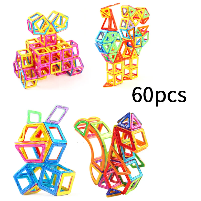 60pcs DIY Magnetic blocks Designer Construction Set Magnetic Building Blocks Modeling Educational Toys For Children Gifts
60pcs DIY Magnetic blocks Designer Construction Set Magnetic Building Blocks Modeling Educational Toys For Children Gifts