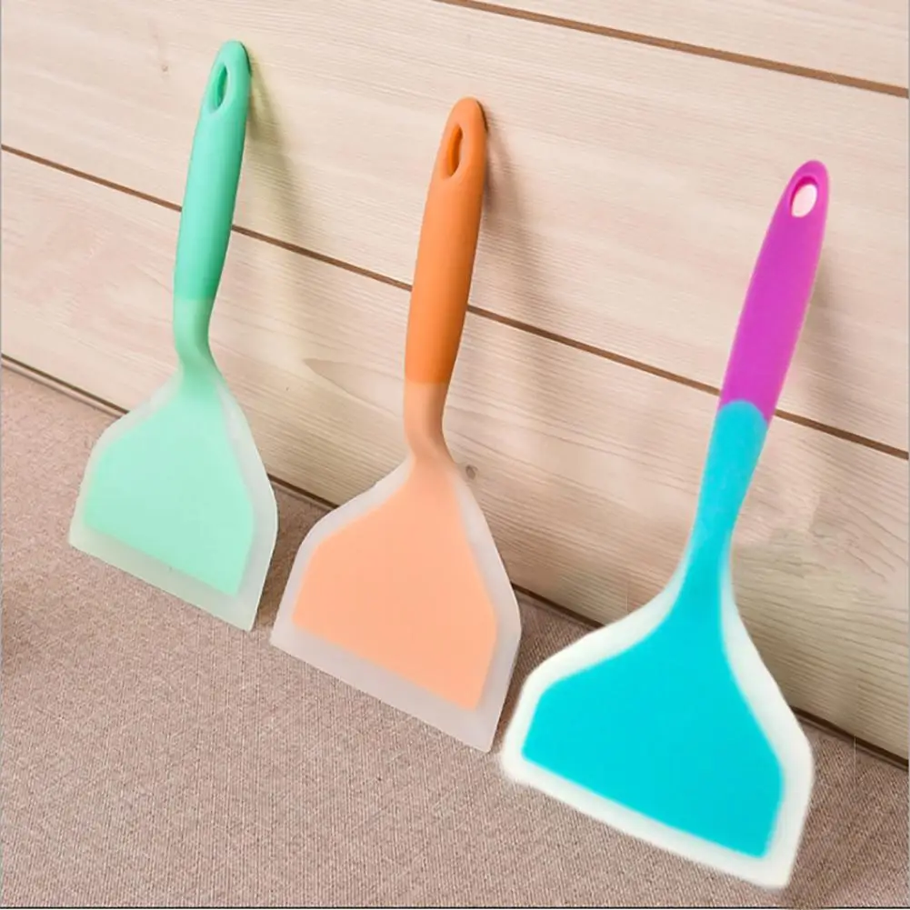Flexible Heat Resistant Kitchenware Silicone Shovel Opening Jade Pizza Thick Egg Shovel High Temperature Shovel Nonstick Spatula
Flexible Heat Resistant Kitchenware Silicone Shovel Opening Jade Pizza Thick Egg Shovel High Temperature Shovel Nonstick Spatula