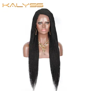 Kalyss Wigs for Women Micro Million Twist Braided Synthetic Lace Front Wig Senegalese Twisted Cornrows Braids Wigs 29 Inches
Kalyss Wigs for Women Micro Million Twist Braided Synthetic Lace Front Wig Senegalese Twisted Cornrows Braids Wigs 29 Inches