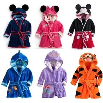 Cartoon Children's Robe Flannel Baby Bathrobe Long Sleeve Hooded Kids Bath Robe Lovely Animal Child Boy Girls Robes Kids Clothes
Cartoon Children's Robe Flannel Baby Bathrobe Long Sleeve Hooded Kids Bath Robe Lovely Animal Child Boy Girls Robes Kids Clothes