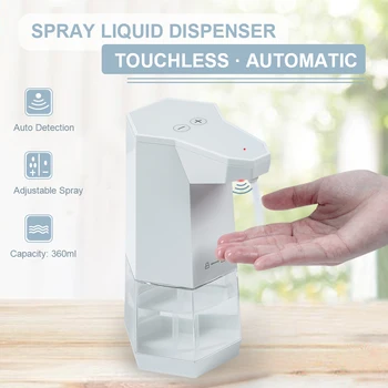 Automatic Spray Dispenser IPX4 Waterproof Touchless Infrared Motion Sensor Soap Dispenser Hand Atomizer for Bathroom Office
Automatic Spray Dispenser IPX4 Waterproof Touchless Infrared Motion Sensor Soap Dispenser Hand Atomizer for Bathroom Office