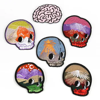 Funny Human Skull Brain Sticker Iron on Sew on Embroidery Punk Patch for Clothing Garment Apparel Accessories
Funny Human Skull Brain Sticker Iron on Sew on Embroidery Punk Patch for Clothing Garment Apparel Accessories