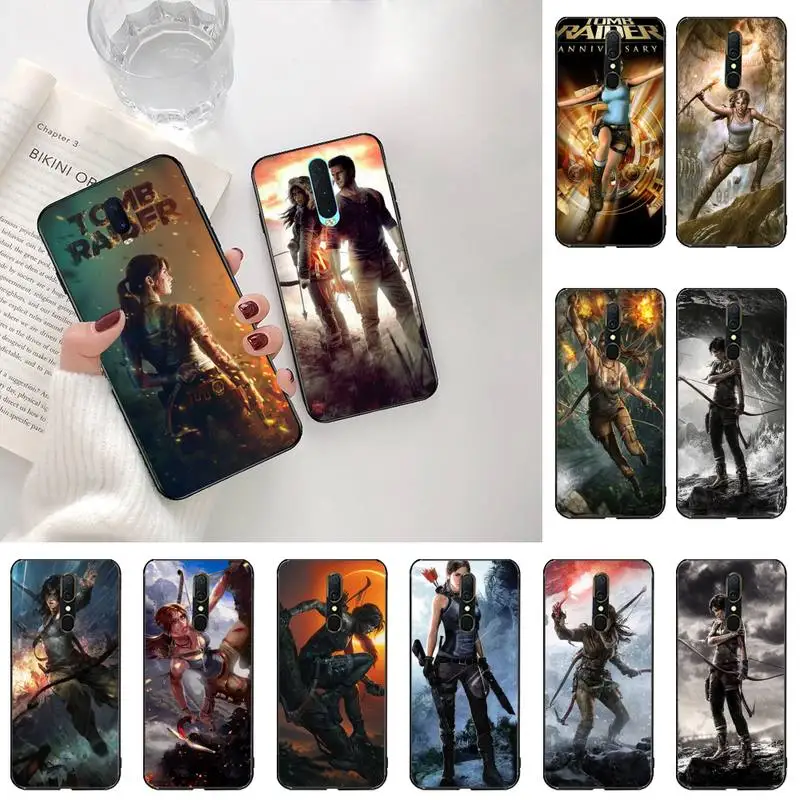 Lara Croft Tomb Raider Phone Case Cover For Oppo A5 A9 2020 Reno2 z Renoace 3pro Realme5Pro | Мобильные телефоны и