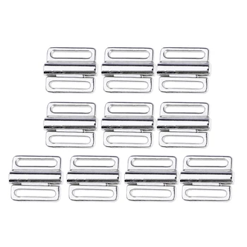 10 Sets BIKINI CLIPS Hook & Snap Metal Strap Bra Fastener Swimwear 
10 Sets BIKINI CLIPS Hook & Snap Metal Strap Bra Fastener Swimwear