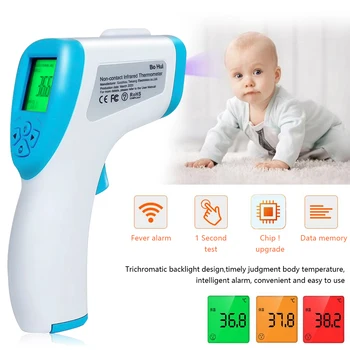 Infrared Thermometer Digital Non-contact Baby Care with Backlight Portable Laser Temperature Thermometer Gun Instrument
Infrared Thermometer Digital Non-contact Baby Care with Backlight Portable Laser Temperature Thermometer Gun Instrument