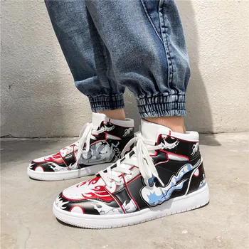 Monkey D. Luffy ONE PIECE Soron Cosplay Fashion Graffiti High Top help Casual Couple shoes Outdoor Flats Lace-up Shoes Zapatos
Monkey D. Luffy ONE PIECE Soron Cosplay Fashion Graffiti High Top help Casual Couple shoes Outdoor Flats Lace-up Shoes Zapatos