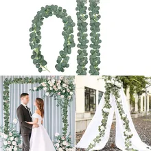 2m Artificial Eucalyptus Garland Green Leaves Rattan Ivy Wreath Artificial Plants For Wall Decor Wedding Home Decoration
2m Artificial Eucalyptus Garland Green Leaves Rattan Ivy Wreath Artificial Plants For Wall Decor Wedding Home Decoration