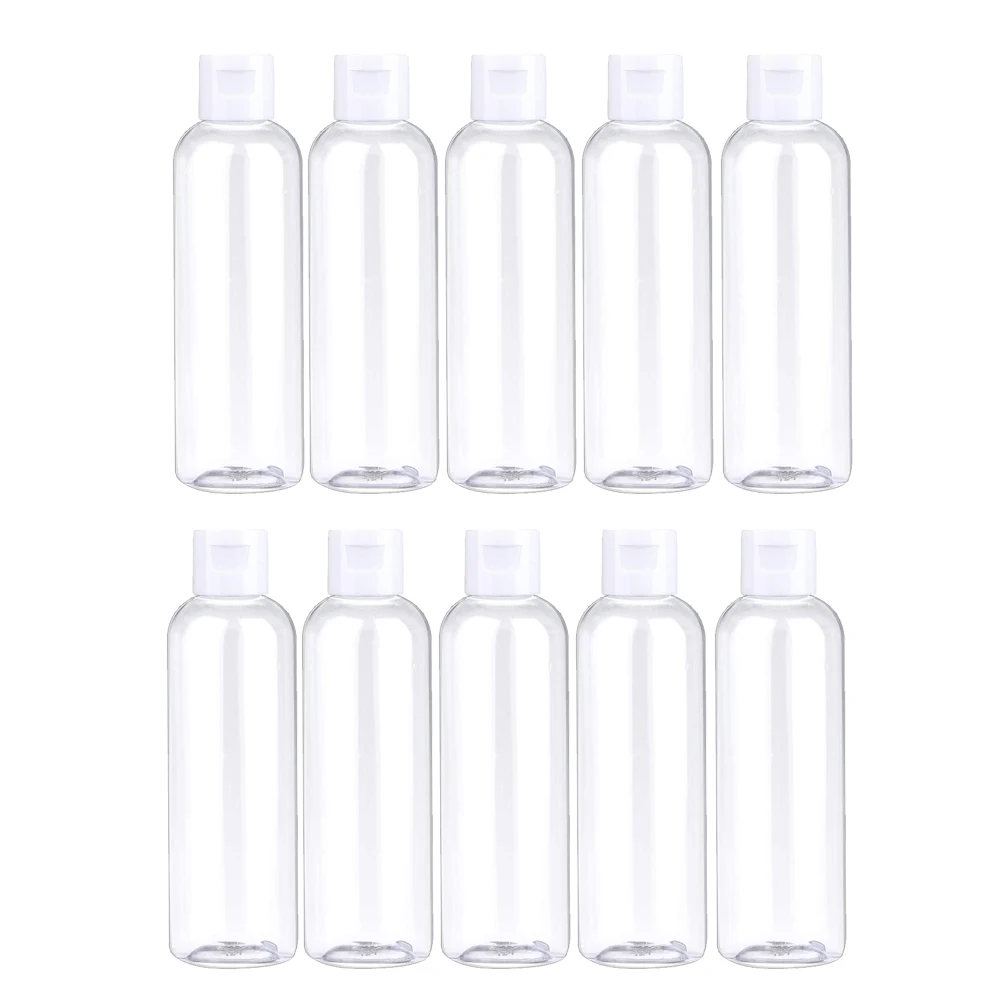 60pcs 120ml 4oz Empty Plastic Sample Bottle Container With Flip Cap Travel Vial Jar Pot For Emollient Water Shower Gel Lotion
60pcs 120ml 4oz Empty Plastic Sample Bottle Container With Flip Cap Travel Vial Jar Pot For Emollient Water Shower Gel Lotion