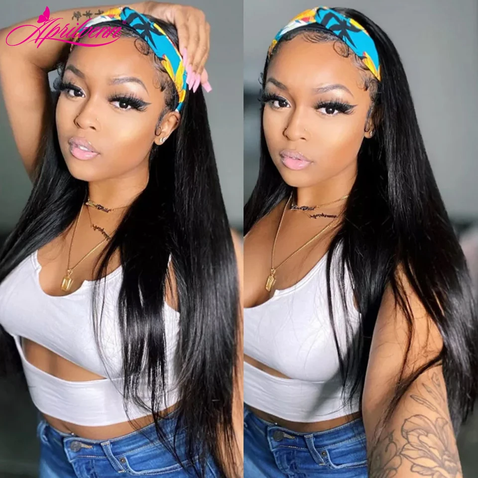 Aprilvenn 180 Density 26 28 30 Inches Straight Headband Human Hair Wigs Glueless Human Hair Wigs Lace Front Wigs for Black women
Aprilvenn 180 Density 26 28 30 Inches Straight Headband Human Hair Wigs Glueless Human Hair Wigs Lace Front Wigs for Black women