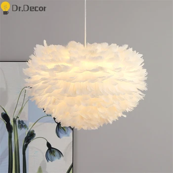 Nordic Luxury Pendant Lights Lighting Modern Feather Pendant Lamp Bedroom Living Room Decoration Kitchen Hanging Lamp Luminaries
Nordic Luxury Pendant Lights Lighting Modern Feather Pendant Lamp Bedroom Living Room Decoration Kitchen Hanging Lamp Luminaries