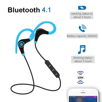 Bluetooth 4.1 Hook Super Bass Stereo Headset Wireless Ear Headphone Sport Earphone Sports Headset Running
Bluetooth 4.1 Hook Super Bass Stereo Headset Wireless Ear Headphone Sport Earphone Sports Headset Running