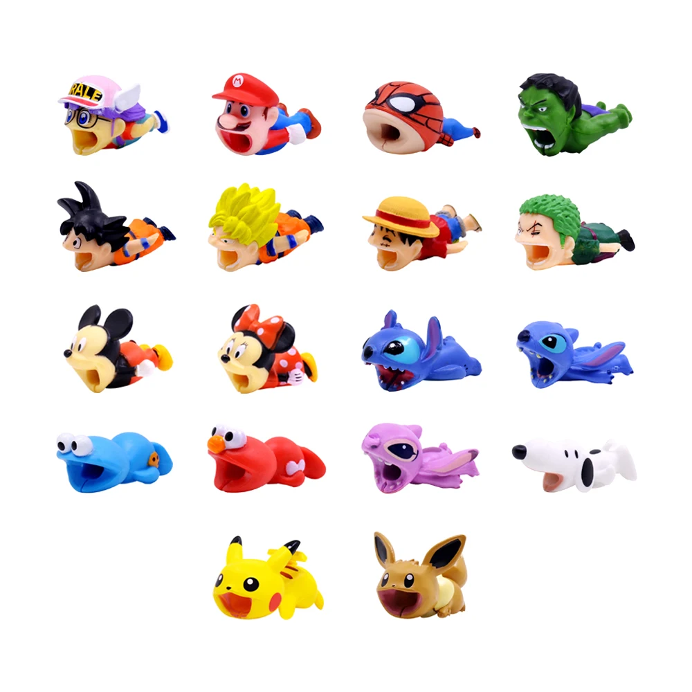 CHIPAL Cute Animal Cable Protector for iPhone USB Data Cartoon Bites Wire Winder Doll Organizer Chompers Phone Holder Accessory
CHIPAL Cute Animal Cable Protector for iPhone USB Data Cartoon Bites Wire Winder Doll Organizer Chompers Phone Holder Accessory