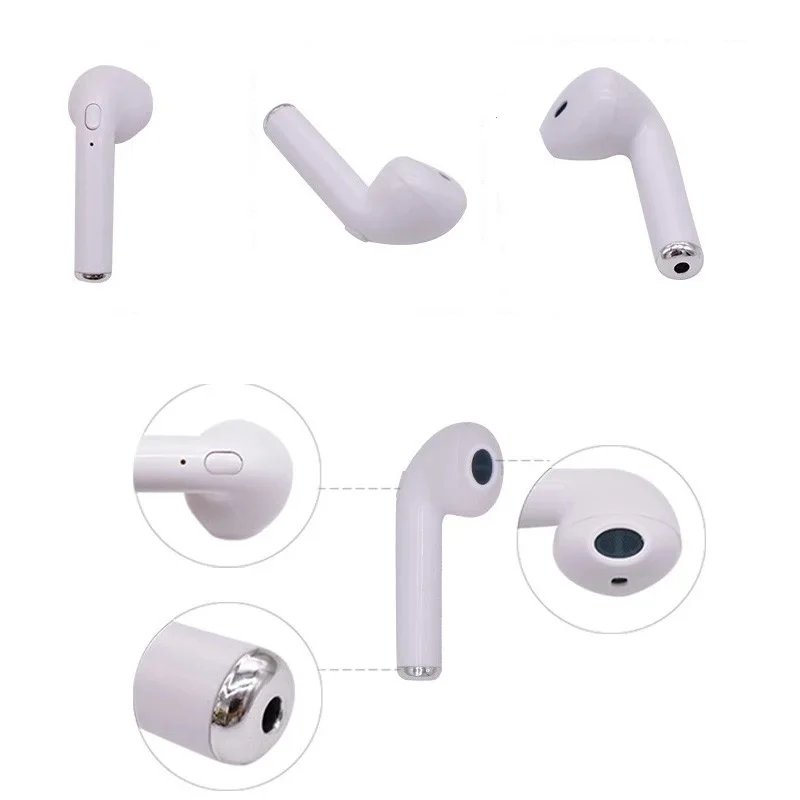 Single Wireless i7 Mini in-Ear Bluetooth Earbud Earphone Built-in Mic Stereo Headset Dual Noise Reduction for IOS and Android
Single Wireless i7 Mini in-Ear Bluetooth Earbud Earphone Built-in Mic Stereo Headset Dual Noise Reduction for IOS and Android