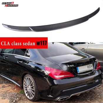 Low-Kick Carbon Fiber Rear Deck Spoiler Ducktail for CLA Class C117 W117 (2013 - 2019 Sedan) CLA200 CLA250 CLA45 OEM FItment 
Low-Kick Carbon Fiber Rear Deck Spoiler Ducktail for CLA Class C117 W117 (2013 - 2019 Sedan) CLA200 CLA250 CLA45 OEM FItment