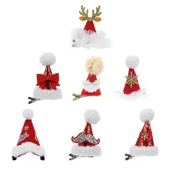 7Pcs Christmas Hat Hair Clips Lovely Hairpin Headdress Headwear Headpiece Barrettes For Christmas Decoration(Random Patterns)
7Pcs Christmas Hat Hair Clips Lovely Hairpin Headdress Headwear Headpiece Barrettes For Christmas Decoration(Random Patterns)