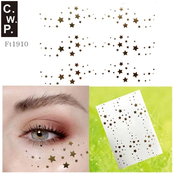 FT1910 1 pc Face Decor Tattoos, Non-toxic And Waterproof Scattered Star Glitter Makeup in Coachella Valley Music Festival
FT1910 1 pc Face Decor Tattoos, Non-toxic And Waterproof Scattered Star Glitter Makeup in Coachella Valley Music Festival