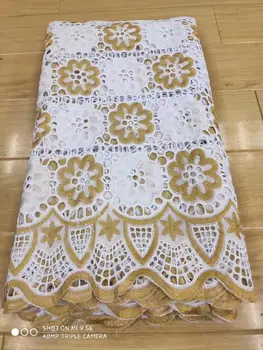 tissu broderie africain suisse white&gold african lace fabric swiss voile lace high quality bridal lace fabric 5yard
tissu broderie africain suisse white&gold african lace fabric swiss voile lace high quality bridal lace fabric 5yard
