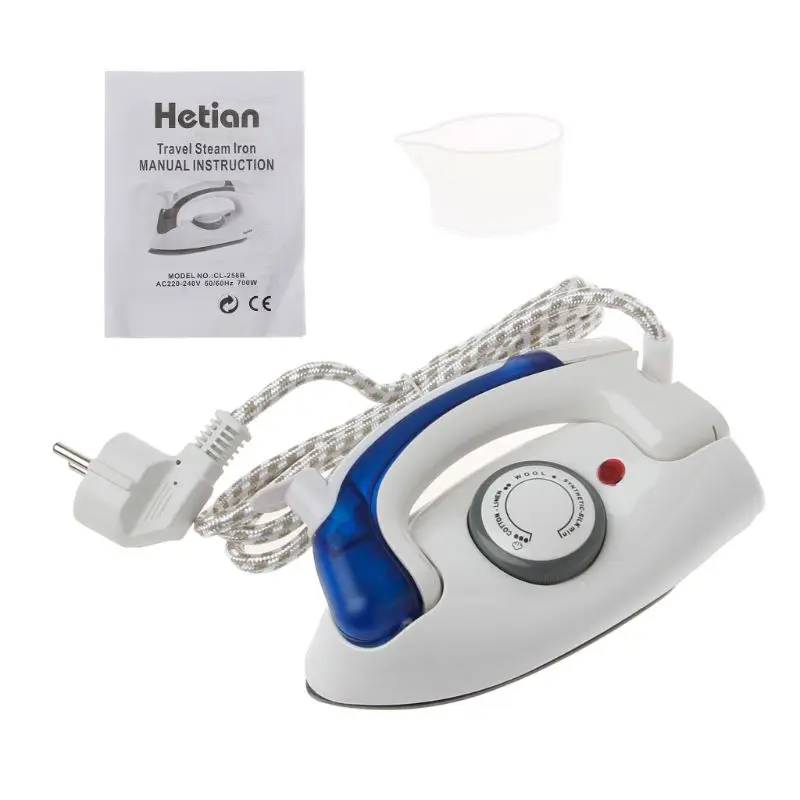 Mini Foldable Portable Electric Steam Iron for Clothes with 3 Gears Teflon Baseplate Home Travelling Handheld Flatiron
Mini Foldable Portable Electric Steam Iron for Clothes with 3 Gears Teflon Baseplate Home Travelling Handheld Flatiron
