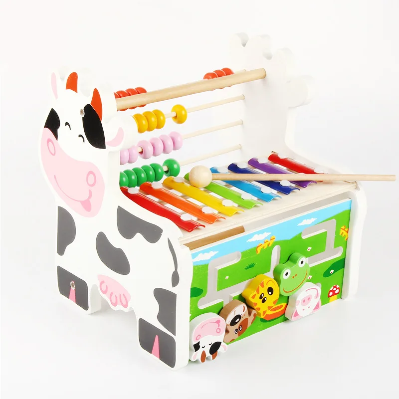 Multi-functional Wooden Cow zhu suan jia Knock Piano Knock the Ball Children'S Educational Toy Early Education Toy Manufacturers
Multi-functional Wooden Cow zhu suan jia Knock Piano Knock the Ball Children'S Educational Toy Early Education Toy Manufacturers