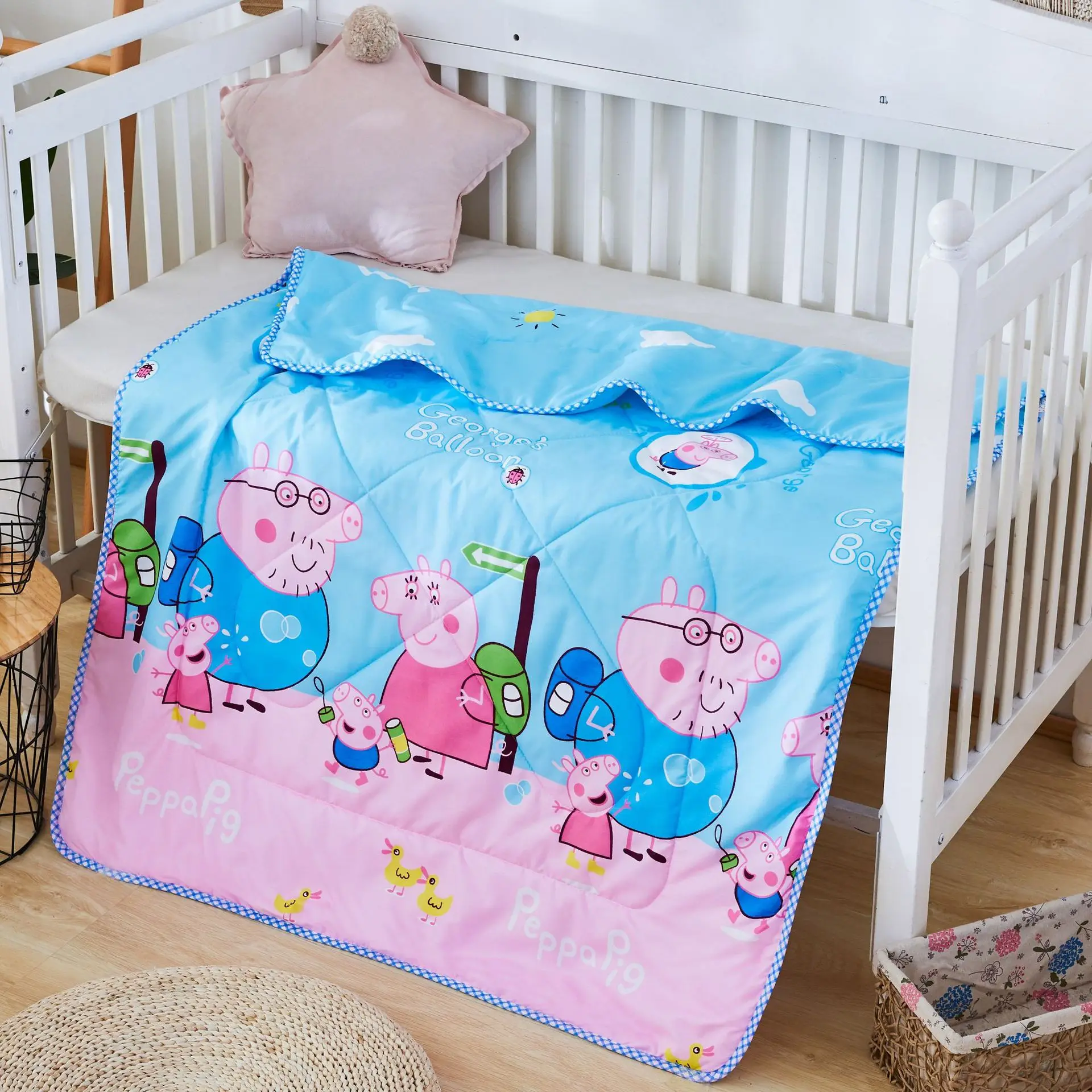 Summer Thin Cartoon Infant Child Summer Quilt Baby Nursery Siesta Was Airable Cover Summer Blanket Wechat Business
Summer Thin Cartoon Infant Child Summer Quilt Baby Nursery Siesta Was Airable Cover Summer Blanket Wechat Business