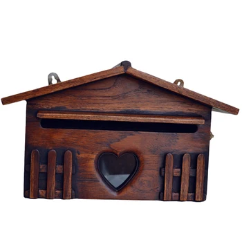 Retro Wooden Post Box Exquisite Mailbox Outdoor Rainproof Suggestion Box Creative Letter Box for Home Office Supplies
Retro Wooden Post Box Exquisite Mailbox Outdoor Rainproof Suggestion Box Creative Letter Box for Home Office Supplies