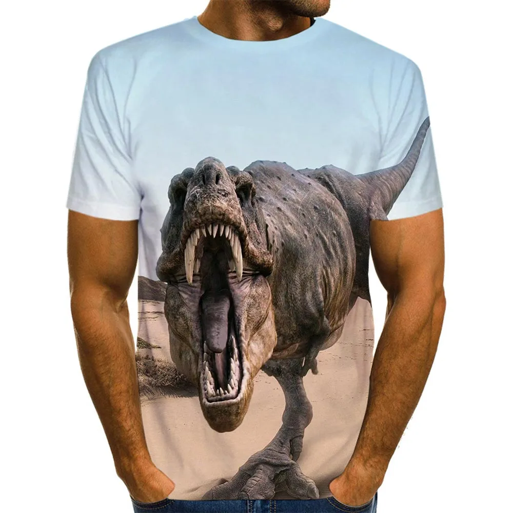 Men's Dinosaur Graphic T Shirt Animal 3D Print US Size Shirt Unisex Tee Casual Top Novelty Clothing
Men's Dinosaur Graphic T Shirt Animal 3D Print US Size Shirt Unisex Tee Casual Top Novelty Clothing