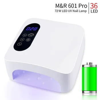 72W Wireless Charging Intelligent UV LED Lamp Nail Salon Built-in Lithium Battery Nail Dryer Manicure Tools 36 Lamp Beads White
72W Wireless Charging Intelligent UV LED Lamp Nail Salon Built-in Lithium Battery Nail Dryer Manicure Tools 36 Lamp Beads White