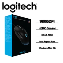 Mouse G403/g403hero-Gaming-Mouse RGB/HERO Chrome-Os Original 6 1 Wired with 16000DPI