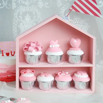Nordic wood house ornament for cupcake/push cake dessert table wedding props tools pink Painting wood cake stand WJ121711
Nordic wood house ornament for cupcake/push cake dessert table wedding props tools pink Painting wood cake stand WJ121711