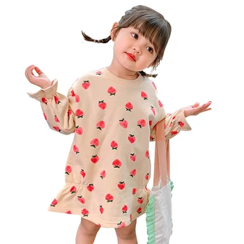 Dress Baby Girl Starwberry Pattern Dress For Girl Spring Autumn Dress Kids Casual Style Children's Clothing
Dress Baby Girl Starwberry Pattern Dress For Girl Spring Autumn Dress Kids Casual Style Children's Clothing