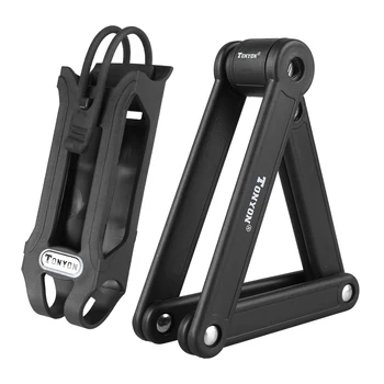 Folding Bike Lock, Compact Heavy Duty Electric Bike Lock, Portable Bicycle Security Chain Lock with Keys and Carrying Holder
Folding Bike Lock, Compact Heavy Duty Electric Bike Lock, Portable Bicycle Security Chain Lock with Keys and Carrying Holder