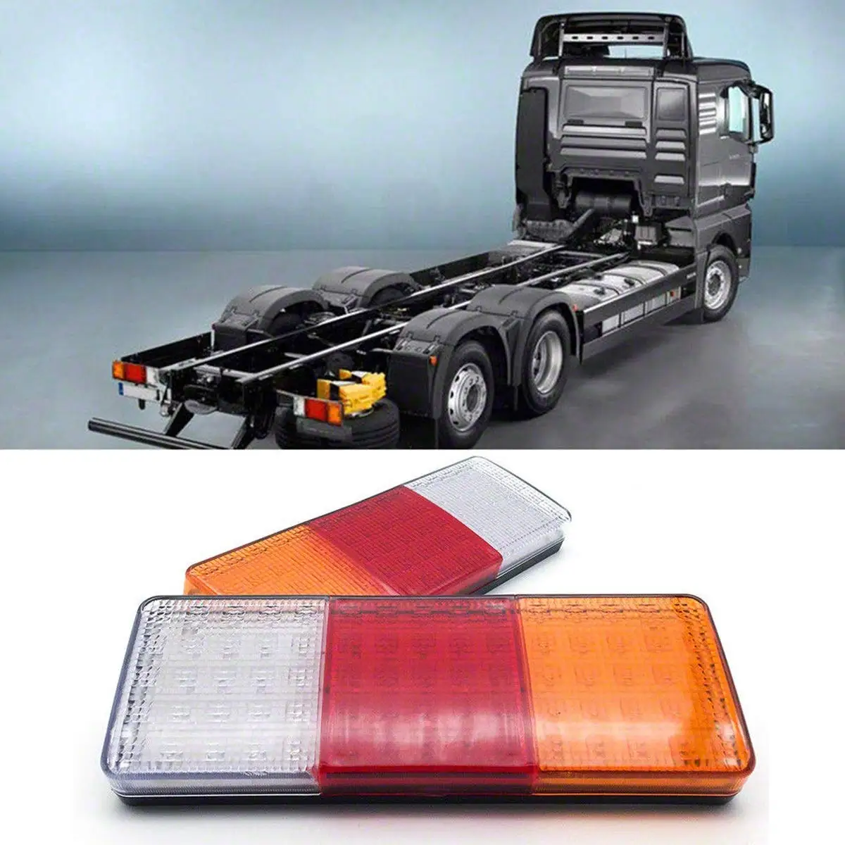 2x 12V Trailer LED Tail Lamp Emergency Stop Lamp Warning Reverse Light Van Lorry Rear Indicator Light IP67 For RV Cmaper Vehicle
2x 12V Trailer LED Tail Lamp Emergency Stop Lamp Warning Reverse Light Van Lorry Rear Indicator Light IP67 For RV Cmaper Vehicle