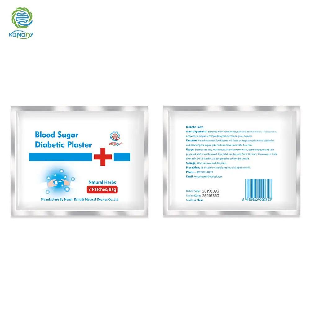 KONGDY Diabetic Patch 7 Pieces Diabex Natural Herbal Patch Stabilizes Blood Sugar Level Diabetes Plaster Dropshipping
KONGDY Diabetic Patch 7 Pieces Diabex Natural Herbal Patch Stabilizes Blood Sugar Level Diabetes Plaster Dropshipping
