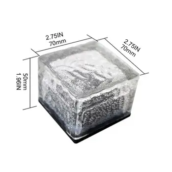 Solar LED Floor Tile Lights Rainproof Underground Night Lamp for Outdoor Garden C6UE
Solar LED Floor Tile Lights Rainproof Underground Night Lamp for Outdoor Garden C6UE