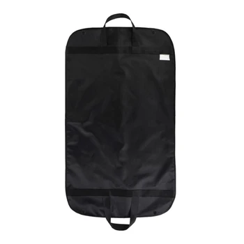 Black Folded Garment Bag clothes Dust Cover for business suit Non-woven Breathable Travel Carrier Dust Cover 
Black Folded Garment Bag clothes Dust Cover for business suit Non-woven Breathable Travel Carrier Dust Cover