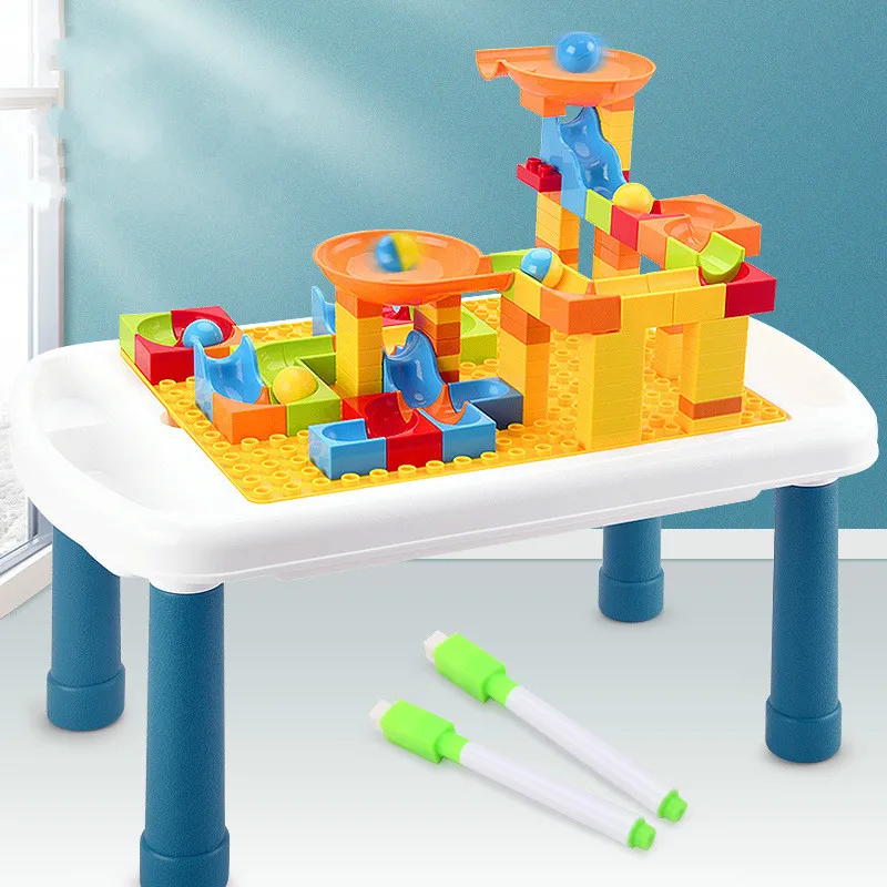 Children's Assembled Building Block Table Baby Multi Functional Puzzle Hundred Changes Big Granule DIY Learning Table Toys
Children's Assembled Building Block Table Baby Multi Functional Puzzle Hundred Changes Big Granule DIY Learning Table Toys