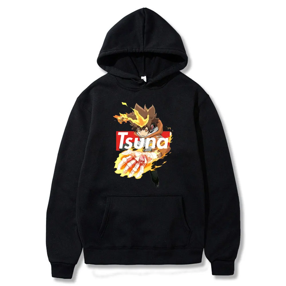 Japanese Anime Hitman Reborn Sawada Tsunayoshi Print Men Women Hooded Sweatshirt New Hip Hop Harajuku Fashion Hoodie Men
Japanese Anime Hitman Reborn Sawada Tsunayoshi Print Men Women Hooded Sweatshirt New Hip Hop Harajuku Fashion Hoodie Men
