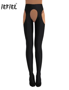Sexy Stockings Fashion Punk Open Crotch Women Pantyhose Cut Out Ladies Stockings Erotic Suspender Solid Color Elastic Pantyhose
Sexy Stockings Fashion Punk Open Crotch Women Pantyhose Cut Out Ladies Stockings Erotic Suspender Solid Color Elastic Pantyhose