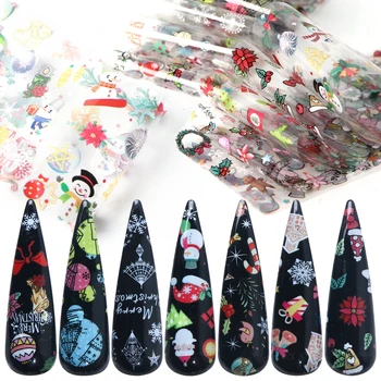 10pc Christmas Stickers Sliders For Nails Transfer Foils Flower Snowman Gift Designs Decals Sky Paper Nail Art Decoration TR1036
10pc Christmas Stickers Sliders For Nails Transfer Foils Flower Snowman Gift Designs Decals Sky Paper Nail Art Decoration TR1036