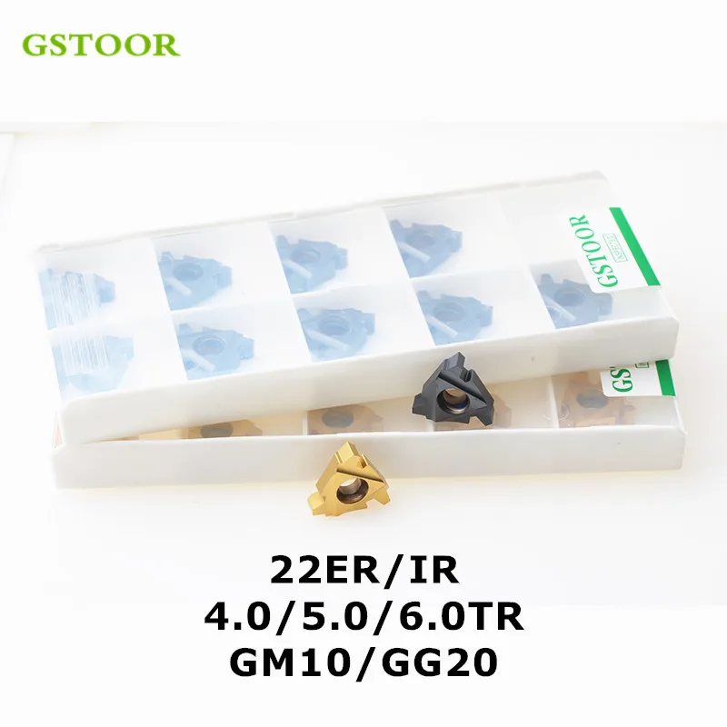 10PCS Lathe 22ER 22IR 4.0TR 5.0TR 6.0TR GM10 GG20 Turning Tools Threading Inserts Carbide Blades High Quality For Metal
10PCS Lathe 22ER 22IR 4.0TR 5.0TR 6.0TR GM10 GG20 Turning Tools Threading Inserts Carbide Blades High Quality For Metal
