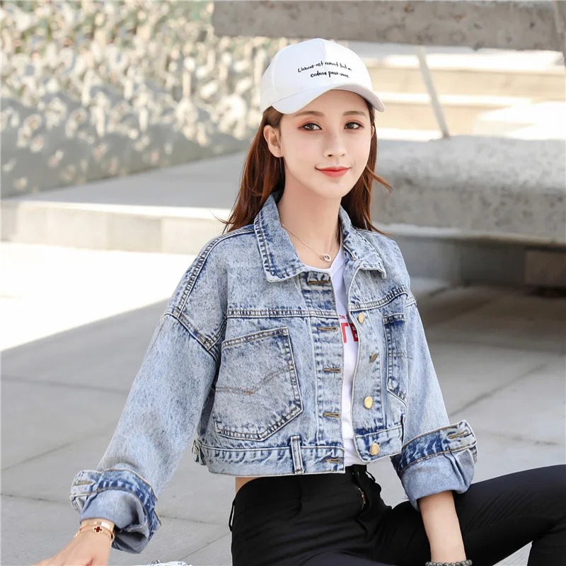 2018 Autumn New Style Korean-style Students Retro Hong Kong Flavor Loose-Fit Short Versatile Tops Female Jeans Coat
2018 Autumn New Style Korean-style Students Retro Hong Kong Flavor Loose-Fit Short Versatile Tops Female Jeans Coat