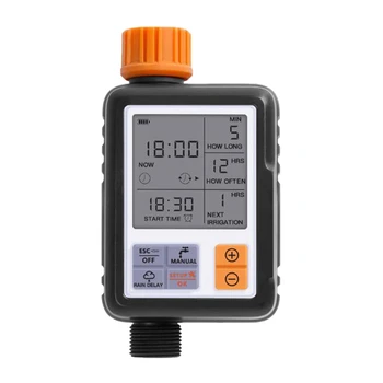 Garden Automatic Watering Timer, Outdoor Watering Timer, Sprinkler Timer with Large LCD Display,Single Export
Garden Automatic Watering Timer, Outdoor Watering Timer, Sprinkler Timer with Large LCD Display,Single Export