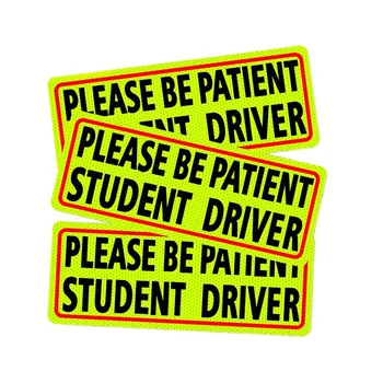 Please Be Patient Student Driver net Sign Vehicle Bumper net - Car Vehicle Reflective Sign Sticker Bumper For New Drivers
Please Be Patient Student Driver net Sign Vehicle Bumper net - Car Vehicle Reflective Sign Sticker Bumper For New Drivers