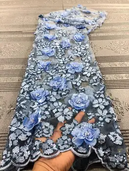 Hot selling African french sequins lace fabric 2020 high quality women Nigerian french tulle lace wedding beaded 3D lace fabric 
Hot selling African french sequins lace fabric 2020 high quality women Nigerian french tulle lace wedding beaded 3D lace fabric