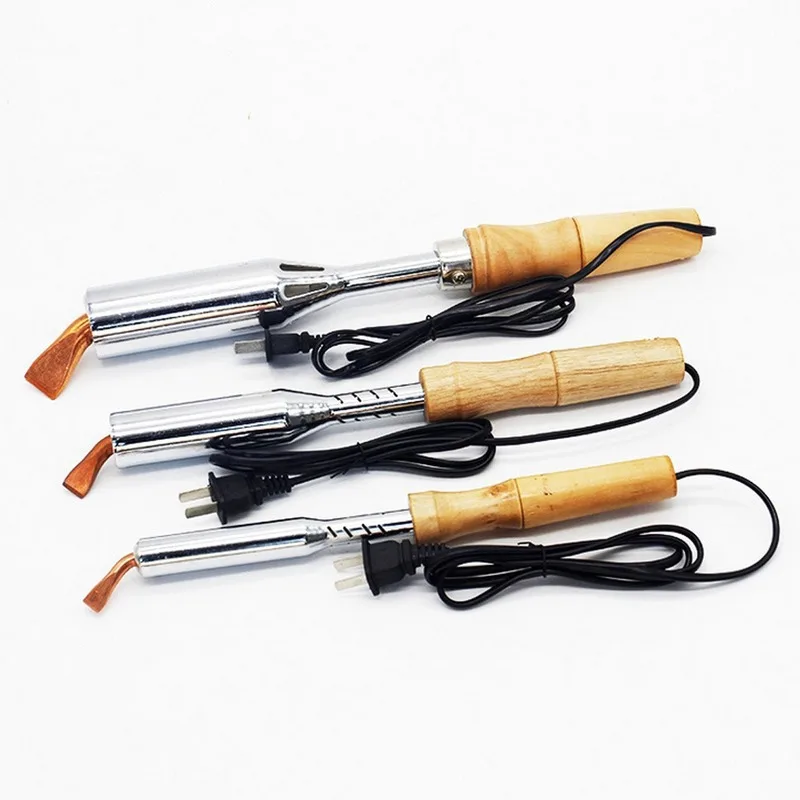 High Power 220V Heavy Duty Electric Soldering Iron Wooden Handle Soldering Power Chisel Tip Electronic Repair Tool Heating Type
High Power 220V Heavy Duty Electric Soldering Iron Wooden Handle Soldering Power Chisel Tip Electronic Repair Tool Heating Type